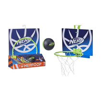 Nerf Nerfoop Mini Over The Door Basketball Hoop Mini NERF Foam Basketball Game Set - Green