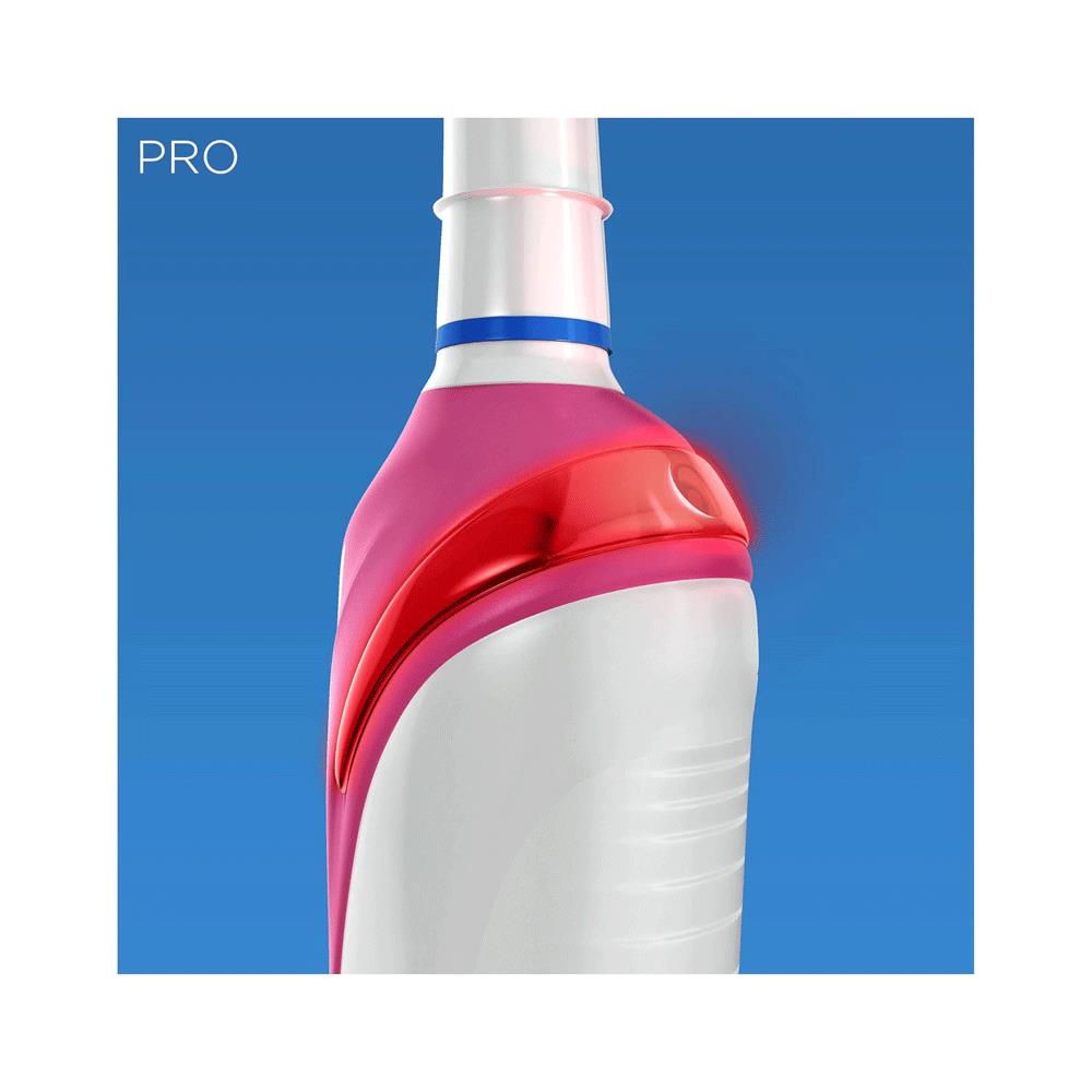 Oral-B Pro 2 2500 3D White Electric Rechargeable Toothbrush With Travel Case - Pink