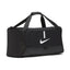 Nike Academy Team Football Duffel Bag Medium 60 Litre Capacity 64cm x 30cm x 30cm - Black