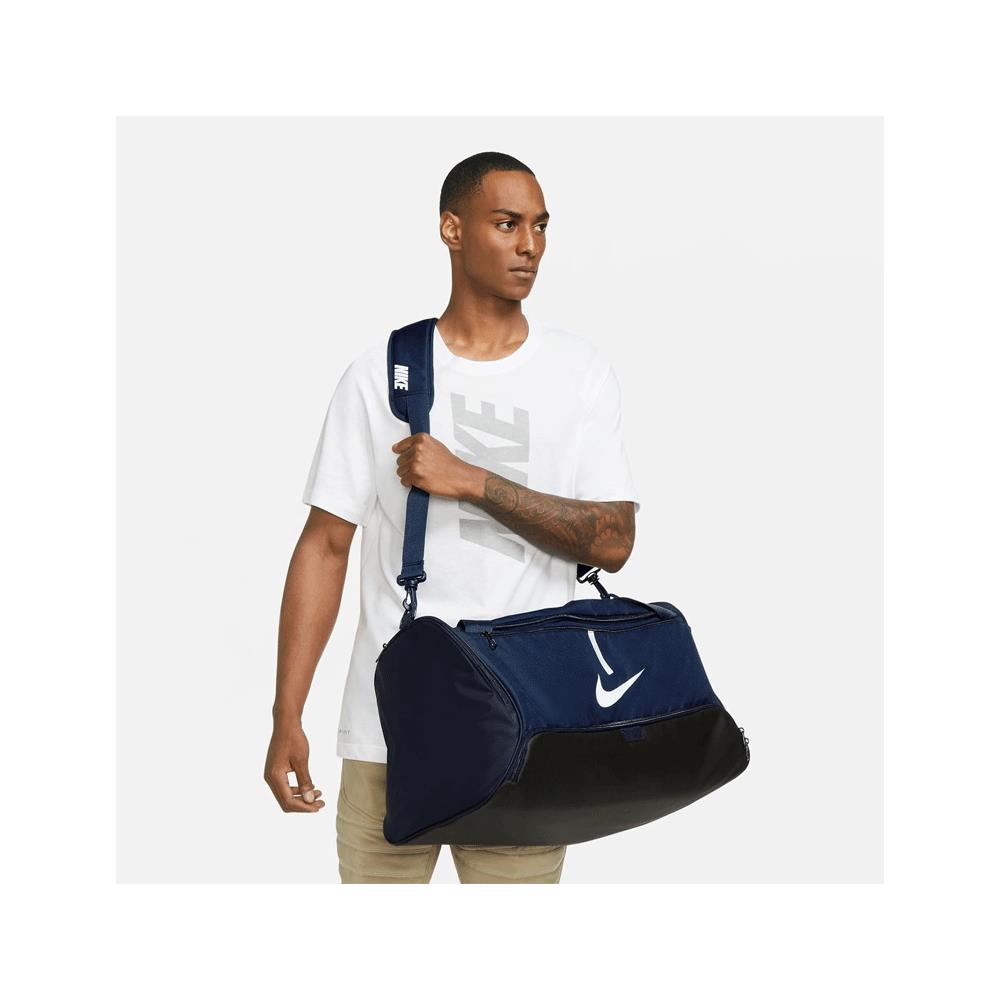 Nike Academy Team Football Duffel Bag Medium 60 Litre Capacity 64cm x 30cm x 30cm - Navy