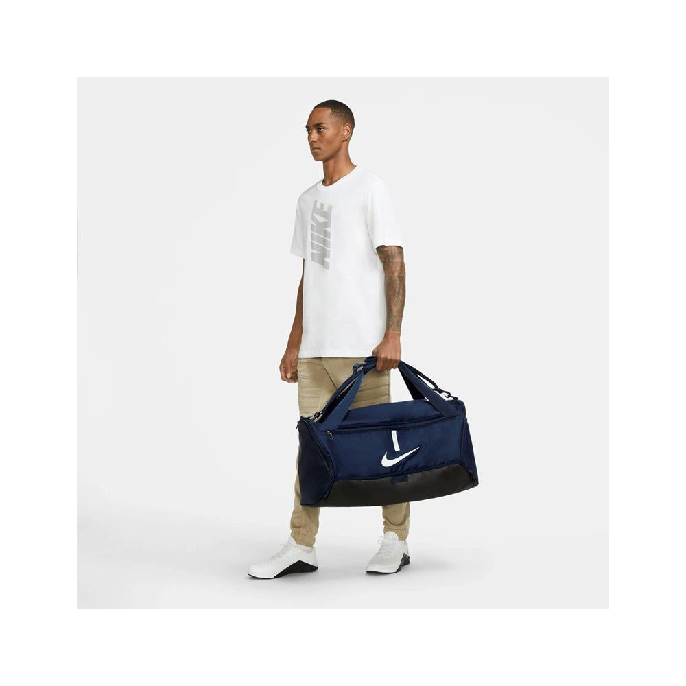 Nike Academy Team Football Duffel Bag Medium 60 Litre Capacity 64cm x 30cm x 30cm - Navy