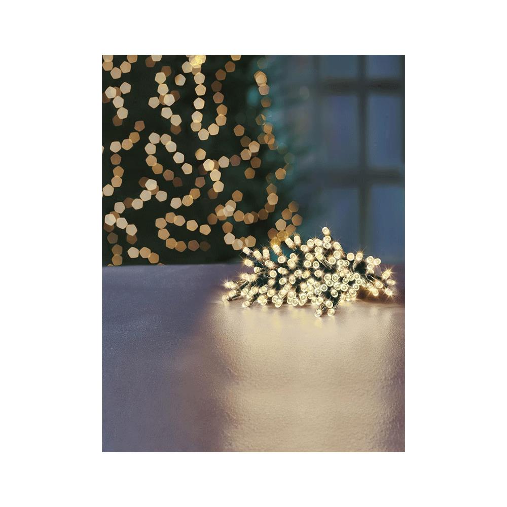 Premier Christmas 500 Multi Action LED TreeBrights Supabright Lights With Timer - Warm White