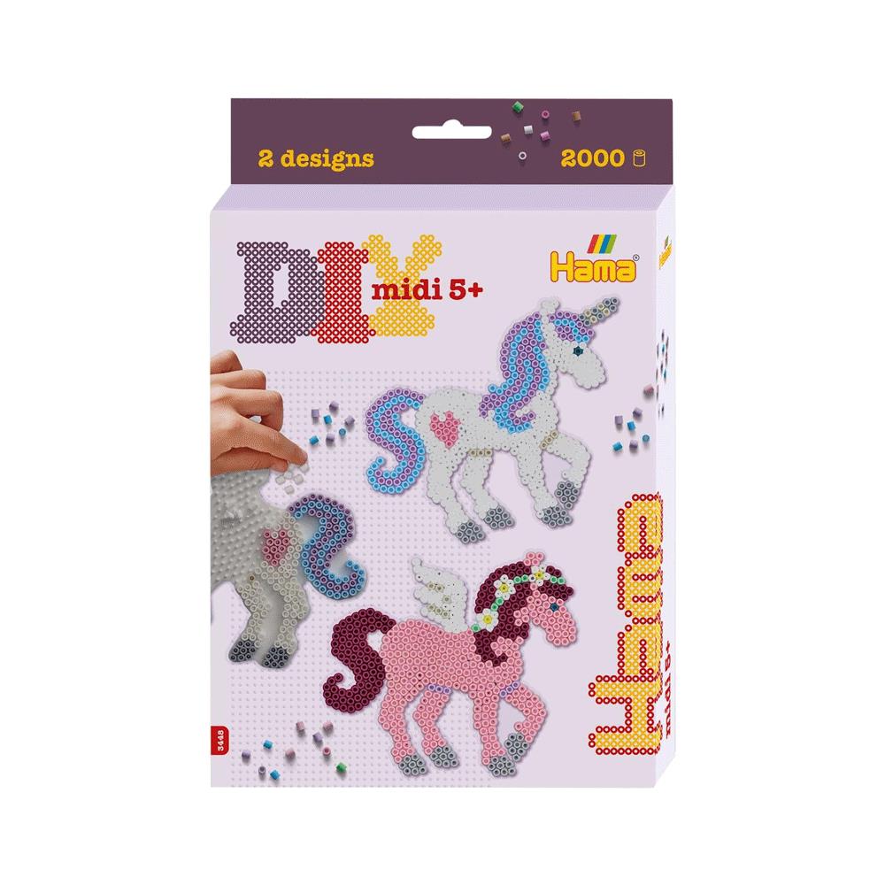 Hama Beads Fantasy Horses Hanging Box 2000 Beads 1 Pegboard & Accessories Set - Multicolour Main image