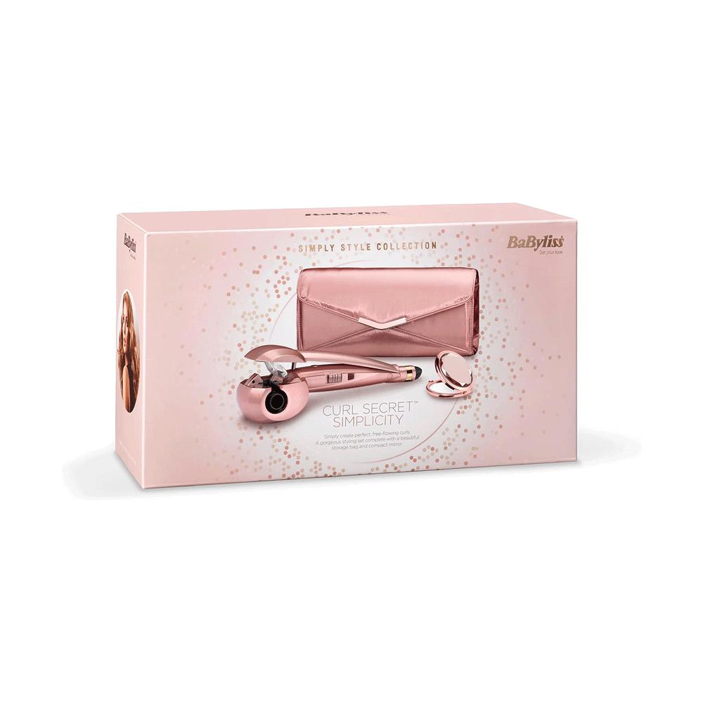 BaByliss Curl Secret Simplicity Hair Curler Fast Styler Gift Set - Rose Gold