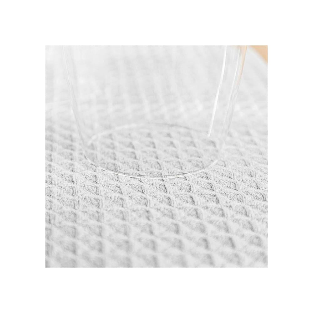 Minky Anti-Bacterial Drying Mat Ultra Absorbent Dish Drying Pad For Kitchen Counter 18 Inch X 16 Inch - Grey