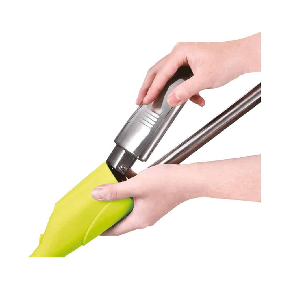 Ewbank 5PKUK 5 In 1 Universal Spray Mop Set Interchangable Heads Hard Floor Sweeper Microfiber Pad Triangle Head Flat Head - Green