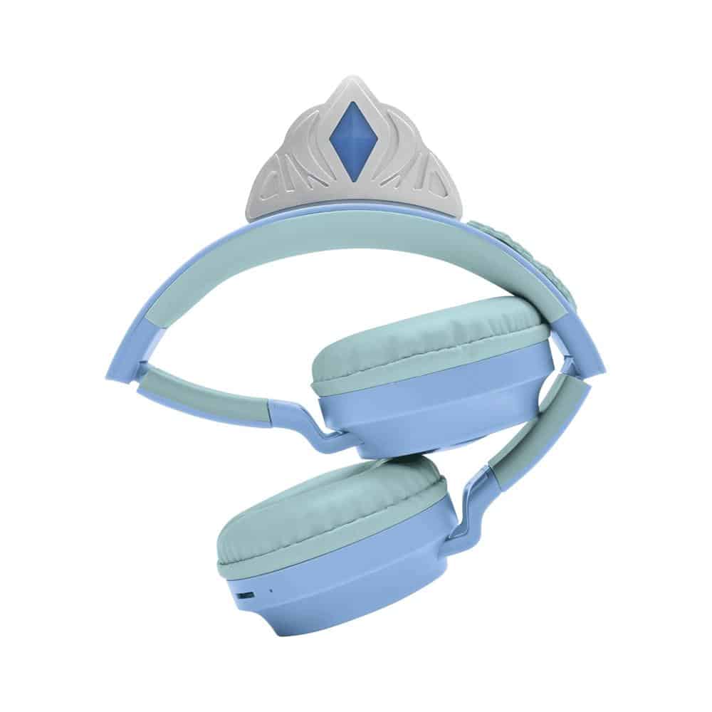 Lexibook Disney Frozen 3D Design Bluetooth Headphones With Princess Crown - Blue