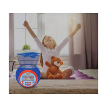 Lexibook Sonic Childrens Projector Clock With Night Light Timer Snooze Alarm - Multicolour