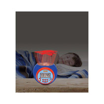 Lexibook Sonic Childrens Projector Clock With Night Light Timer Snooze Alarm - Multicolour
