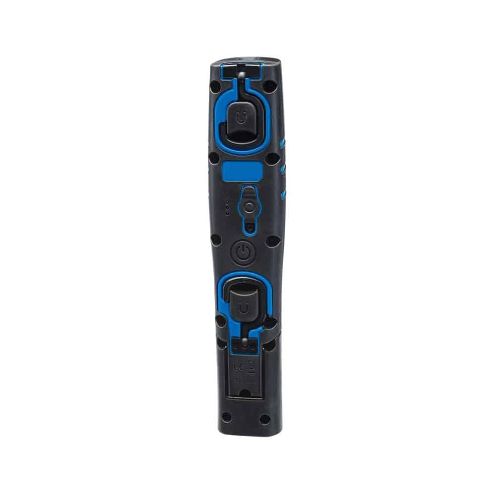 Draper COB/SMD LED Rechargeable Inspection Lamp 10W 1000 Lumens With 1 USB Charging Socket - Blue