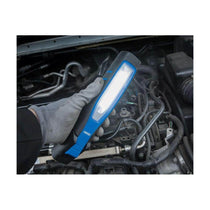 Draper COB/SMD LED Rechargeable Inspection Lamp 10W 1000 Lumens With 1 USB Charging Socket - Blue