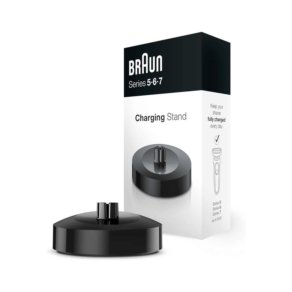 Braun Series 5 6 & 7 Electric Shavers Charging Stand - Black Main image