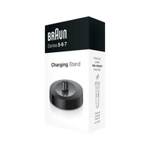 Braun Series 5 6 & 7 Electric Shavers Charging Stand - Black