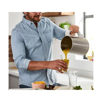 Kenwood SoupEasy Soup Maker Blender With Pause Function Brushed Stainless Steel 1000W 1.5 Litres - Silver/White