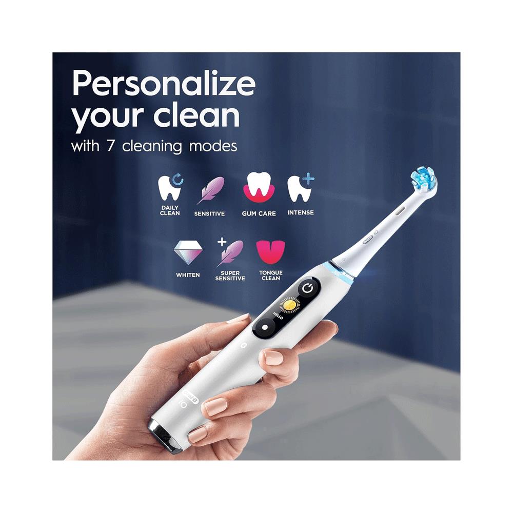 Oral-B iO Series 9 Electric Toothbrush Special Edition 7 Modes With Charging Travel Case - White