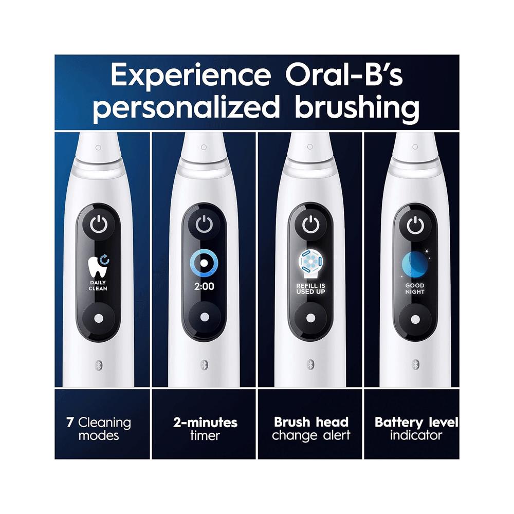 Oral-B iO Series 9 Electric Toothbrush Special Edition 7 Modes With Charging Travel Case - White
