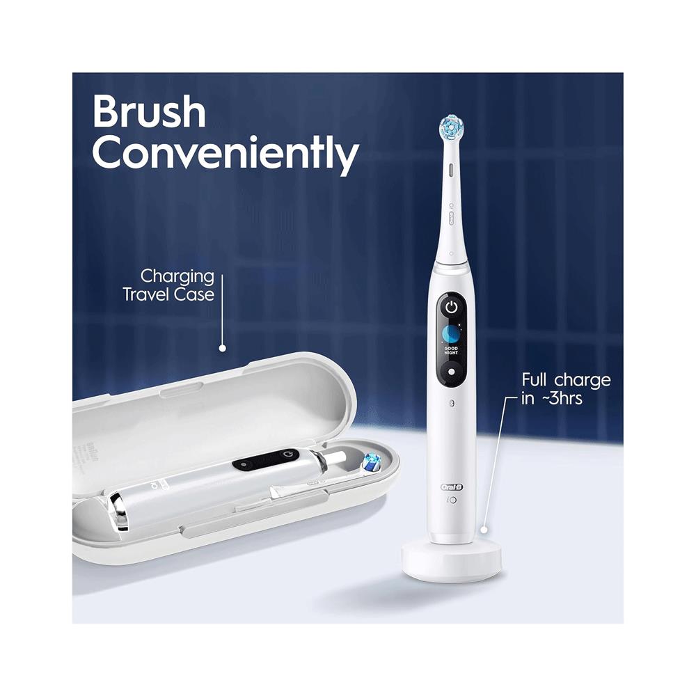 Oral-B iO Series 9 Electric Toothbrush Special Edition 7 Modes With Charging Travel Case - White