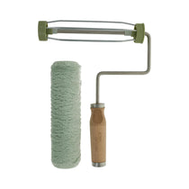 Coral Earthwise 9 Inch Paint Roller Frame And Cover 1.75 Inch dia Beech Wood - Natural Green