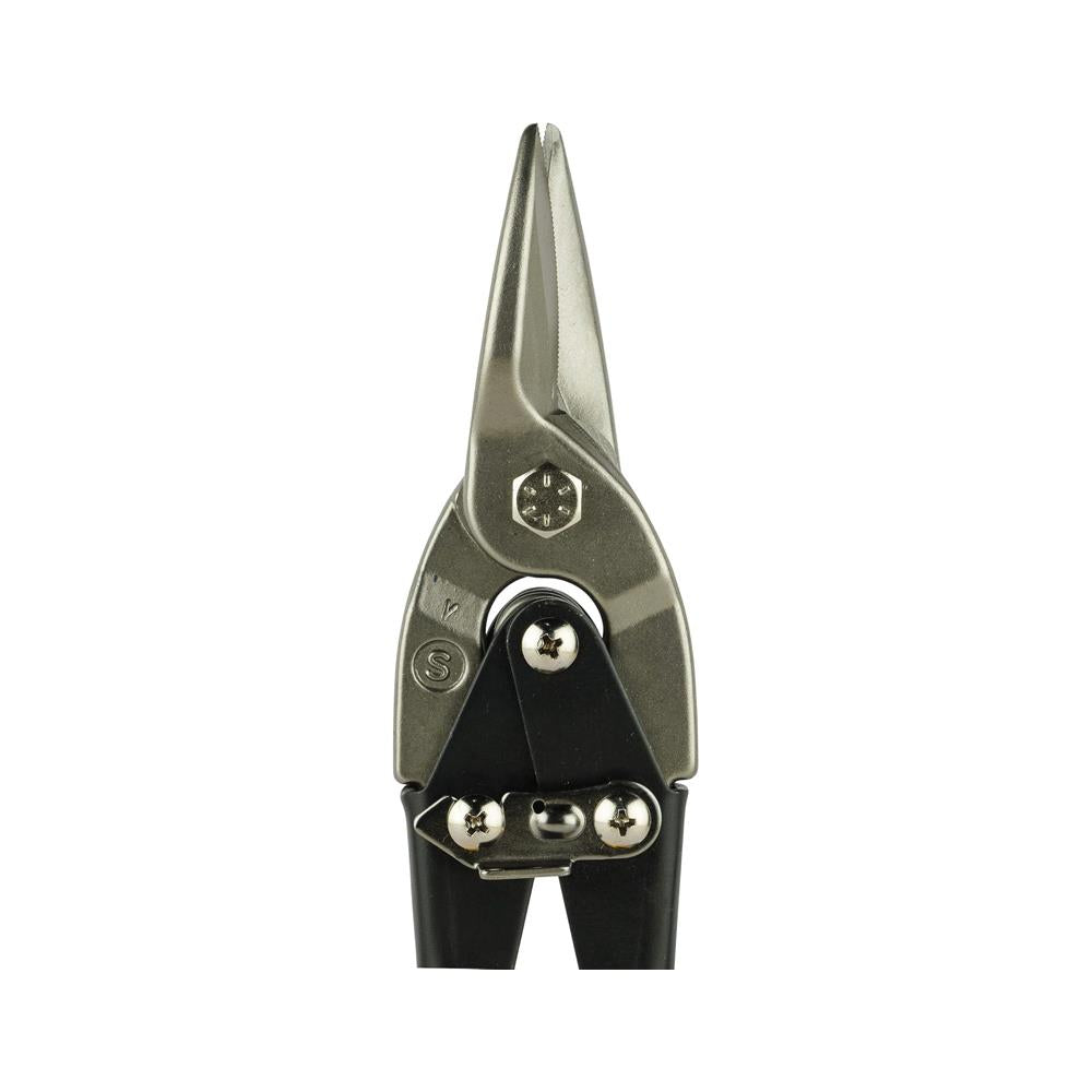 Irwin Straight Cut Aviation Snip 250mm (10in) - Black/Yellow/Blue