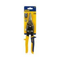 Irwin Straight Cut Aviation Snip 250mm (10in) - Black/Yellow/Blue