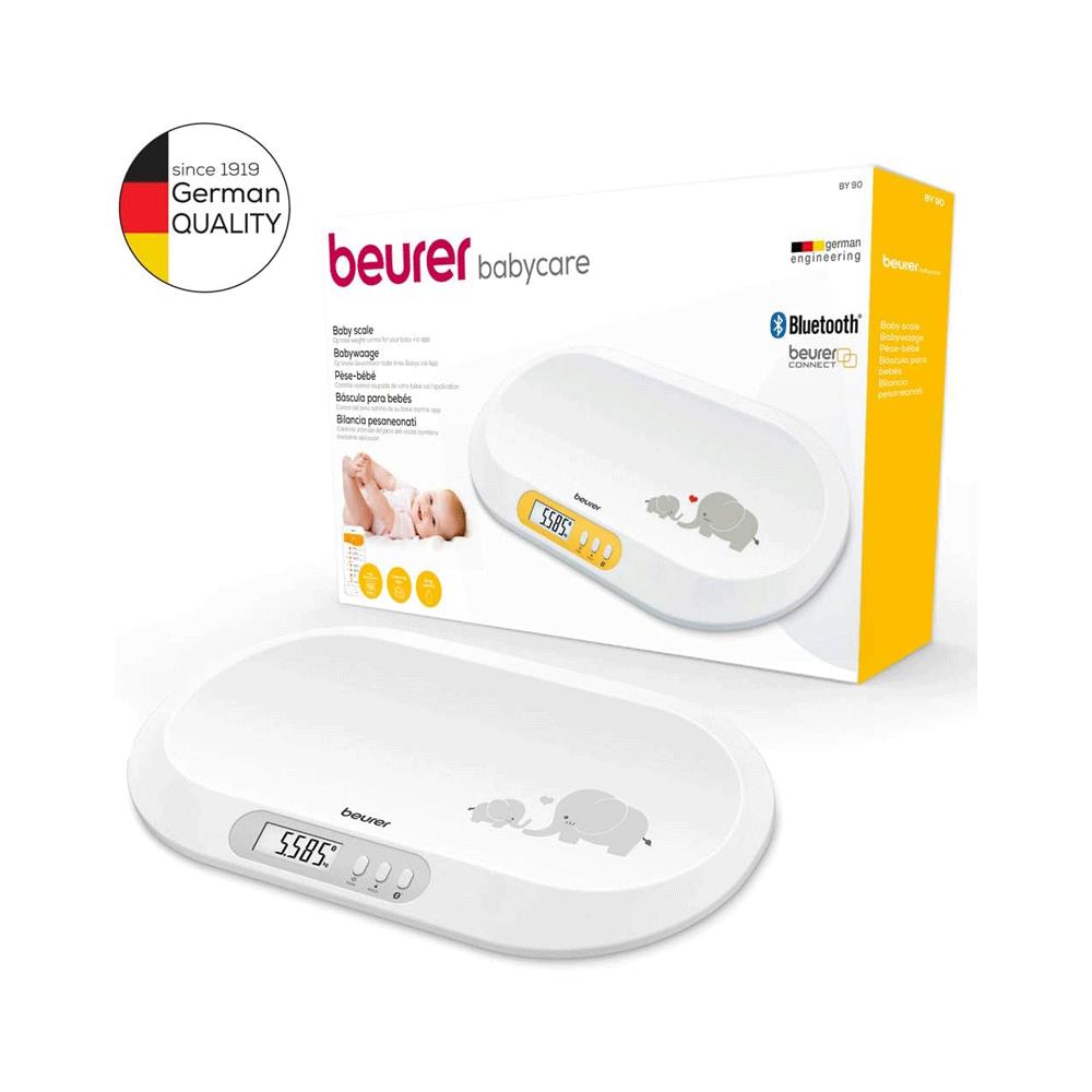 Beurer Baby Scale With App Bluetooth Connection Track Baby's Development LCD Display - White Secondary image