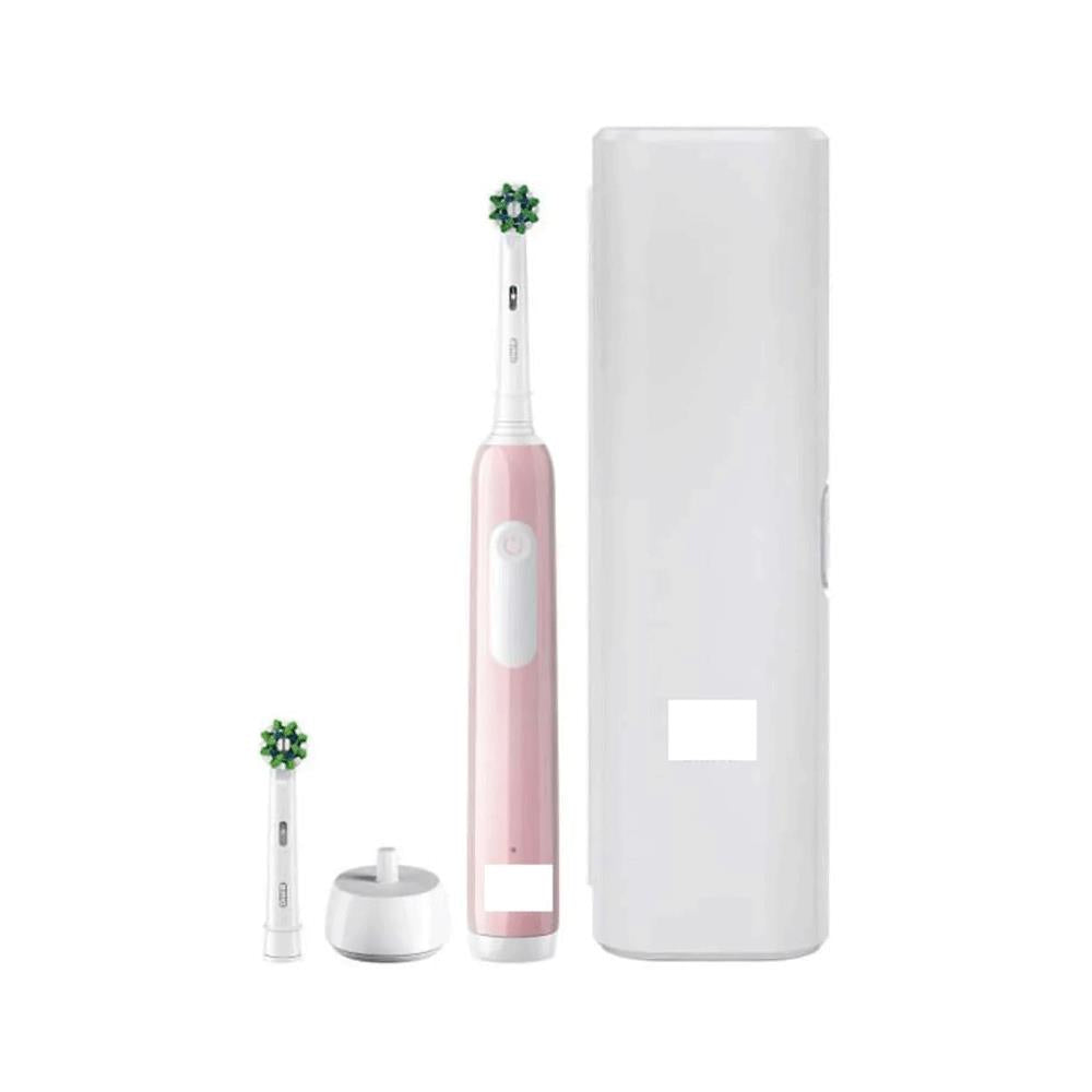 Oral-B Pro 1 Electric Toothbrush With 3D Cleaning & Travel Case 1 Tooth Brush Head - Pink Main image
