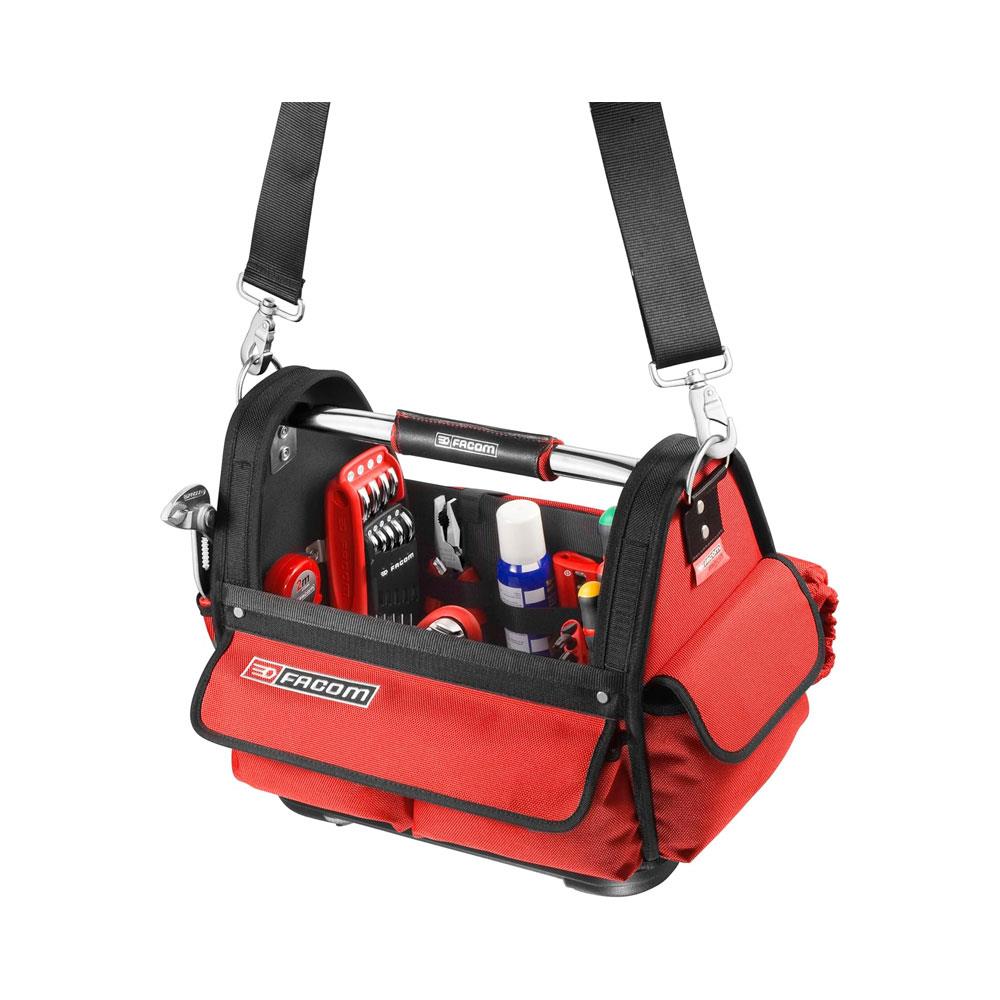 Facom Pro Bag Professional Soft Tote Tool Bag 14 Inch 55.2 x 32 x 30.8 cm - Red/Black
