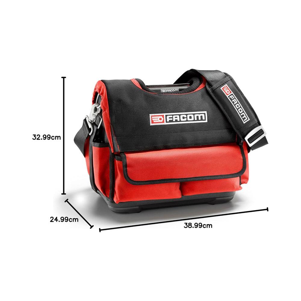 Facom Pro Bag Professional Soft Tote Tool Bag 14 Inch 55.2 x 32 x 30.8 cm - Red/Black
