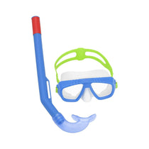 Aqua Champ Essential Kids Snorkel Mask Swimming Goggles With Nose Cover - Assorted Colours