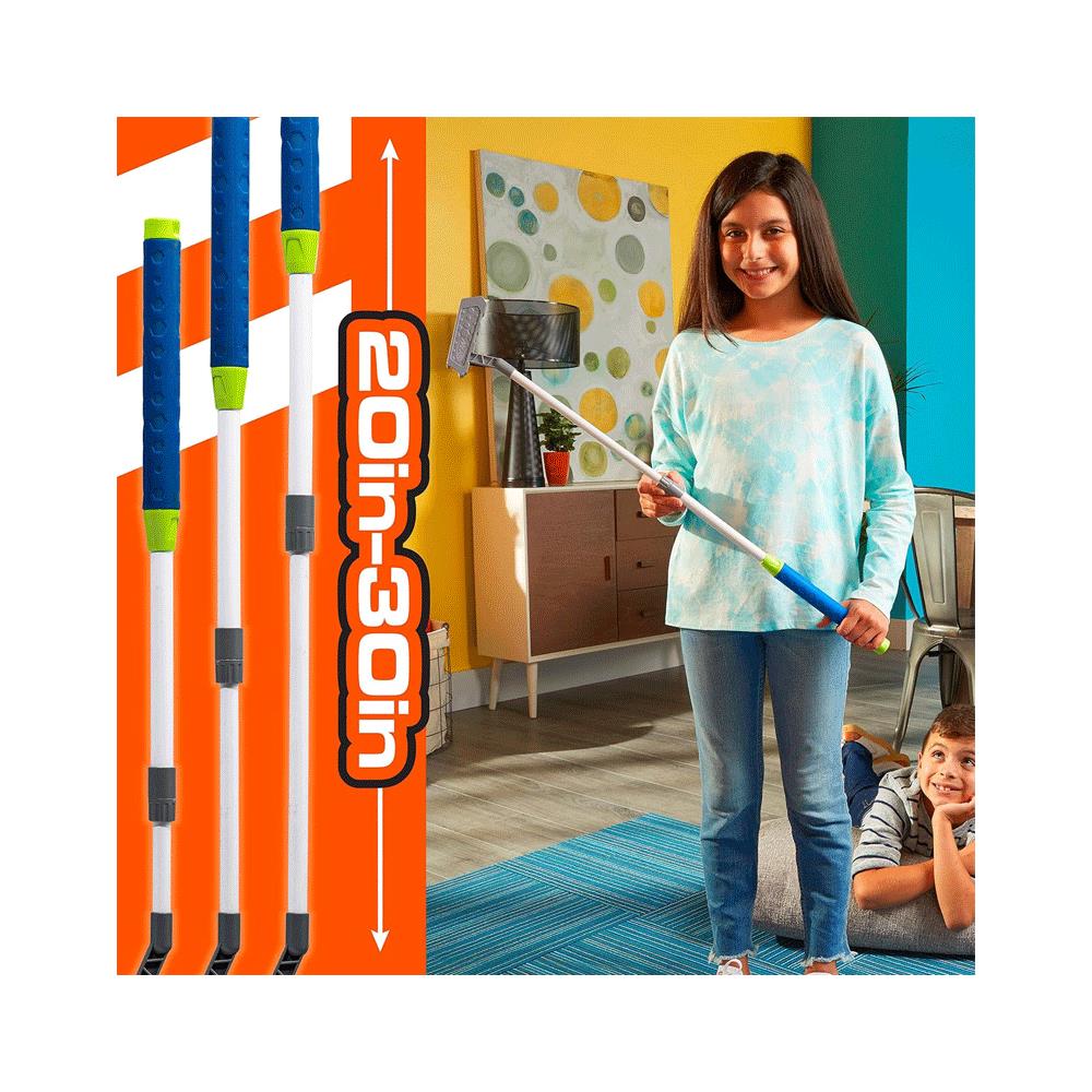 Nerf Trick Shot Golf Set Putter Balls Ramp & Cups All-In-One Golf Set For Kids - Multicolour