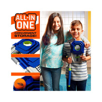 Nerf Trick Shot Golf Set Putter Balls Ramp & Cups All-In-One Golf Set For Kids - Multicolour