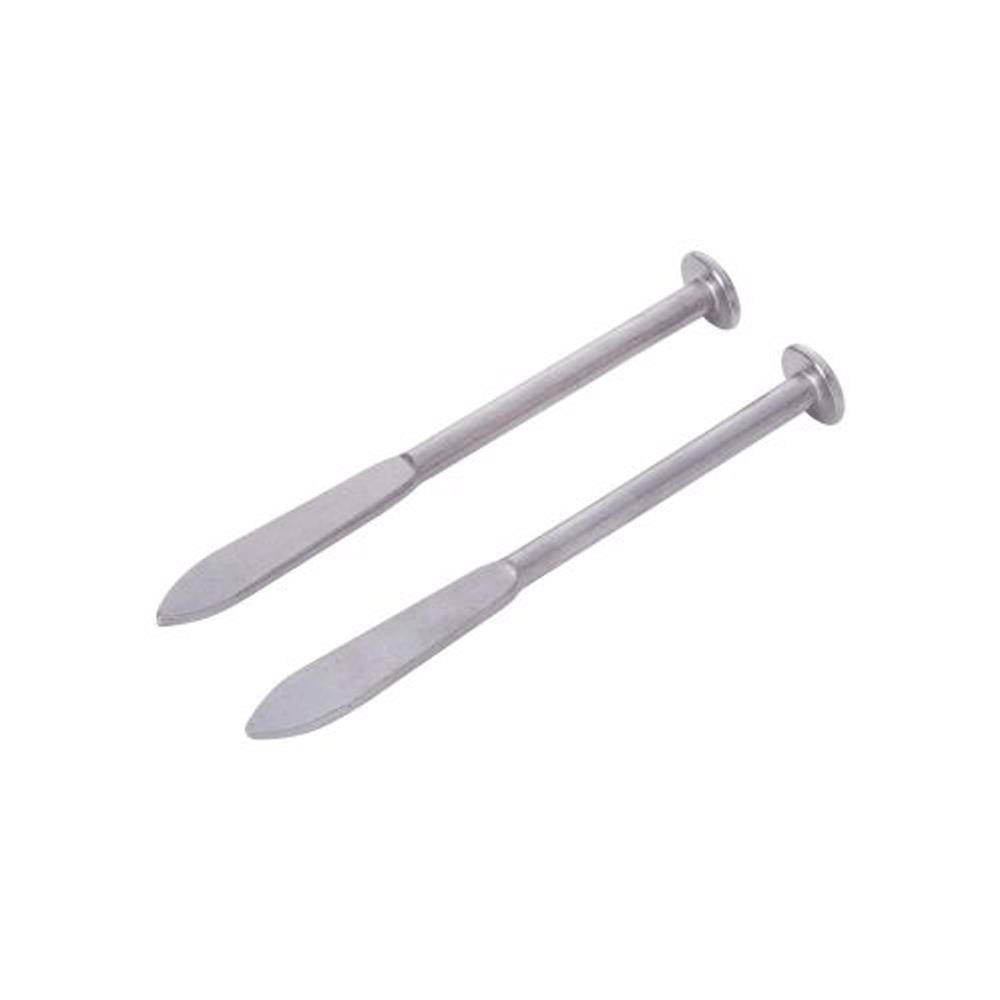 BlueSpot Tools Brick Line Pins 152mm (6 Inch) 2 Piece - Silver