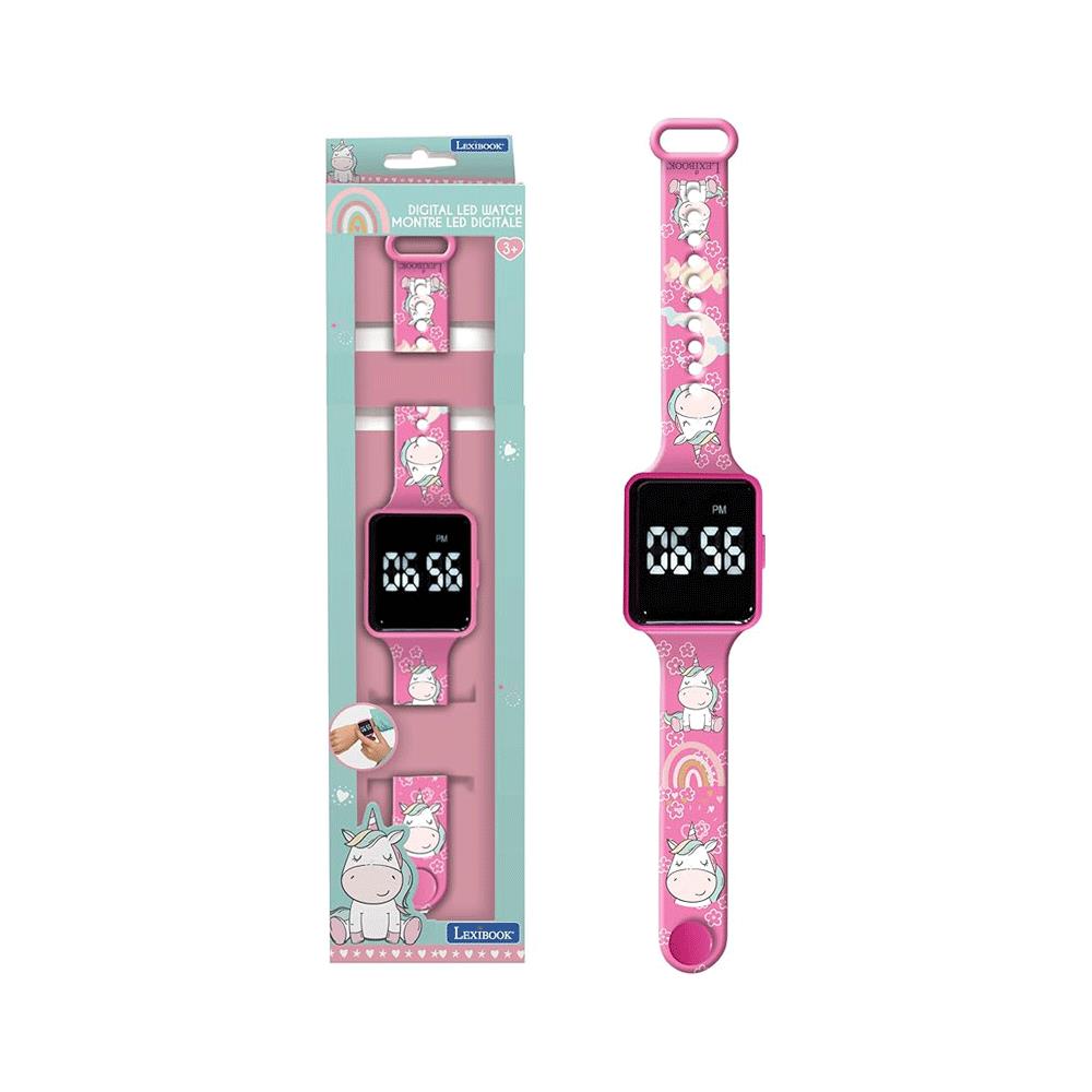 Lexibook Unicorn LED Digital Kids Watch - Multicolour Main image