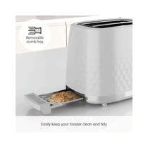 Morphy Richards Hive 2 Slice Toaster 850W - White