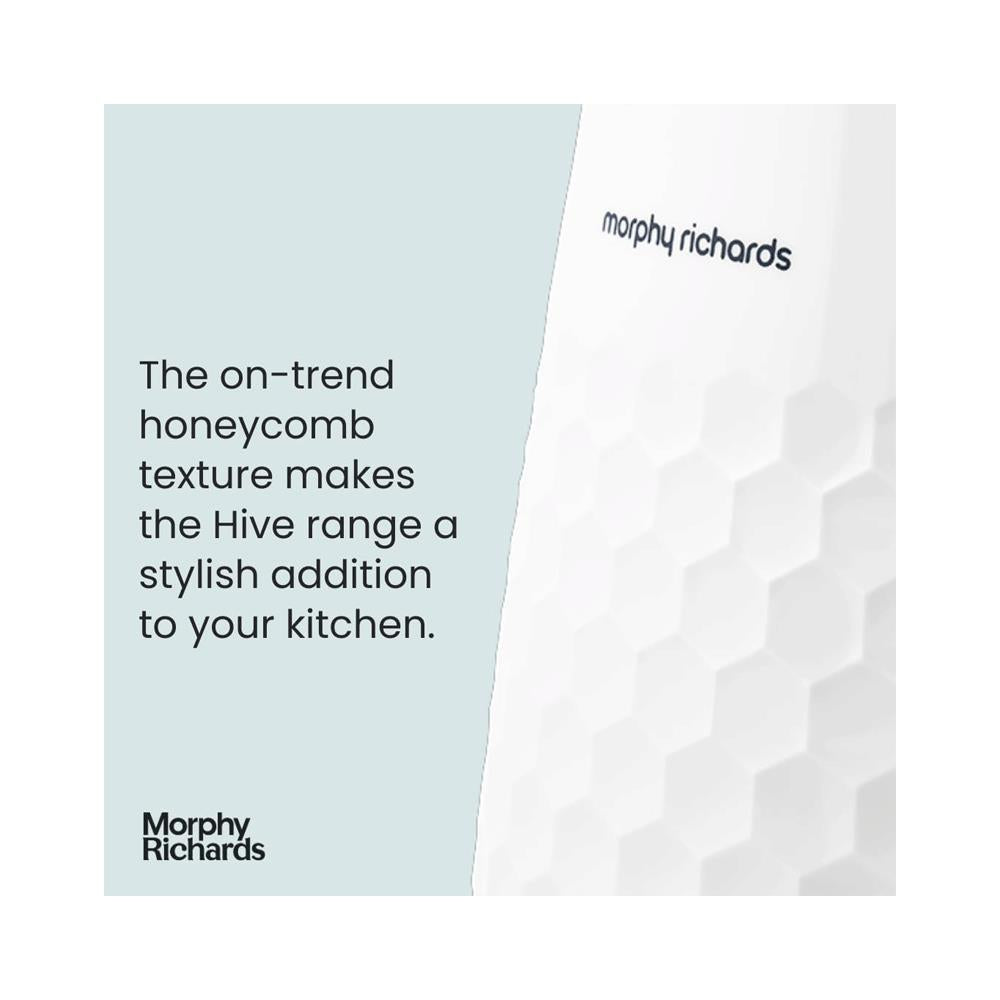 Morphy Richards Hive Jug Kettle Plastic 3000 W 1.5 Litre - White