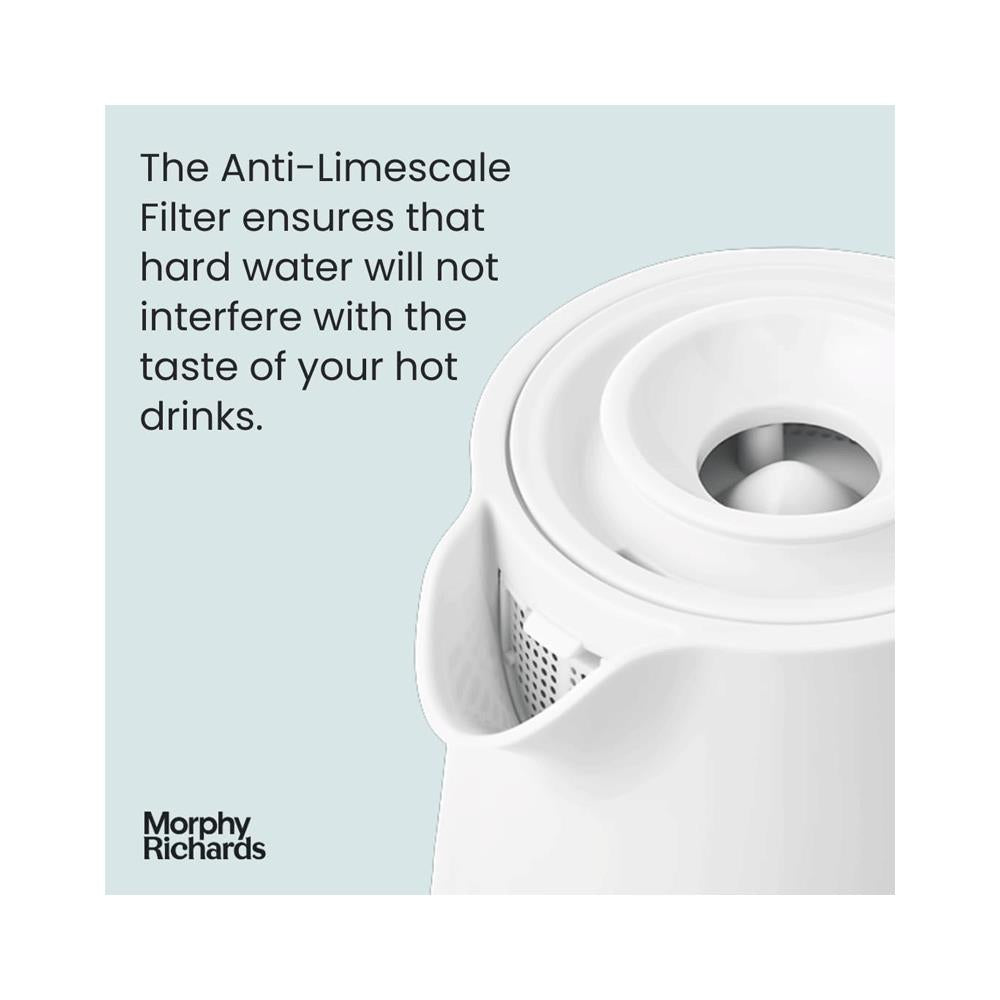 Morphy Richards Hive Jug Kettle Plastic 3000 W 1.5 Litre - White