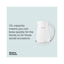 Morphy Richards Hive Jug Kettle Plastic 3000 W 1.5 Litre - White