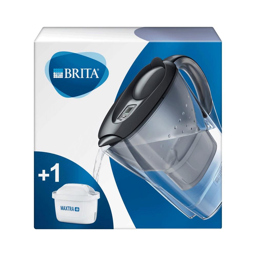 Brita Marella Water Filter Jug With Cartridge Plastic 2.4 Litres - Graphite