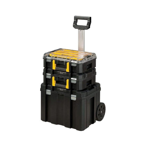 Stanley FatMax Pro-Stack 3-Module Mobile Storage Tower Bundle Storage Organiser Tool Box - Black/Yellow - product photo