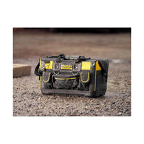 Stanley Fatmax Sortmaster Open Mouth Rigid Tool Bag With Carry Handle & Shoulder Strap 20 Inch - Black/Yellow