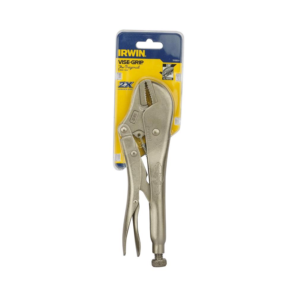 Irwin Vise-Grip 10R Straight Jaw Locking Pliers 250mm (10 Inch) - Silver