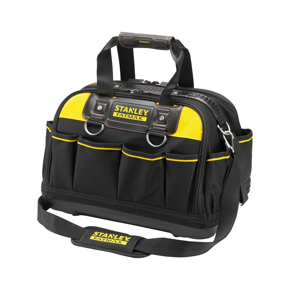 Stanley Fatmax Multi Access Tool Bag With Carry Handle & Shoulder Strap 43 x 28 x 30 cm - Black/Yellow