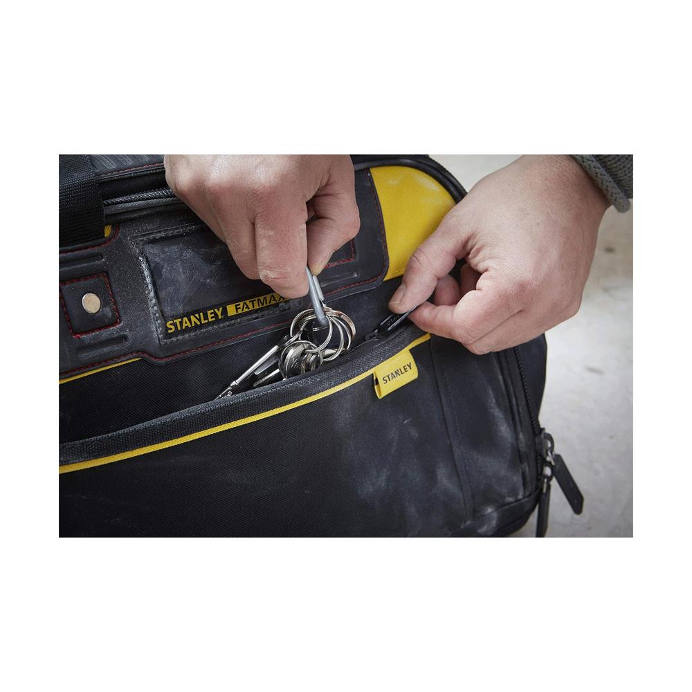 Stanley Fatmax Multi Access Tool Bag With Carry Handle & Shoulder Strap 43 x 28 x 30 cm - Black/Yellow