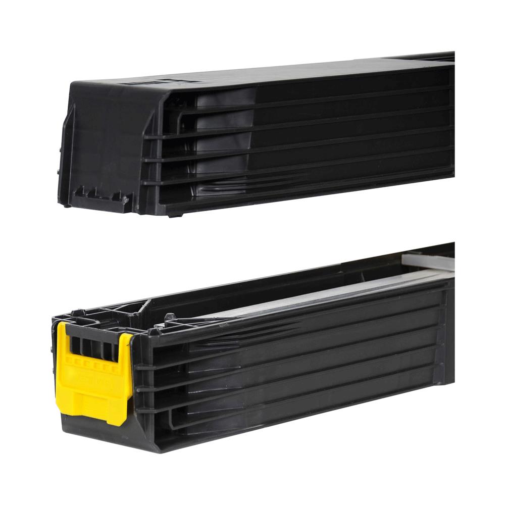Stanley Folding Metal Sawhorse 340Kg Pair With Side Latch - Black/Aluminium