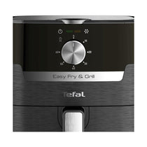 Tefal Easy Fry Classic 2 In 1 Air Fryer & Health Grill 8 Programs 1550W 4.2 Litre Capacity - Black