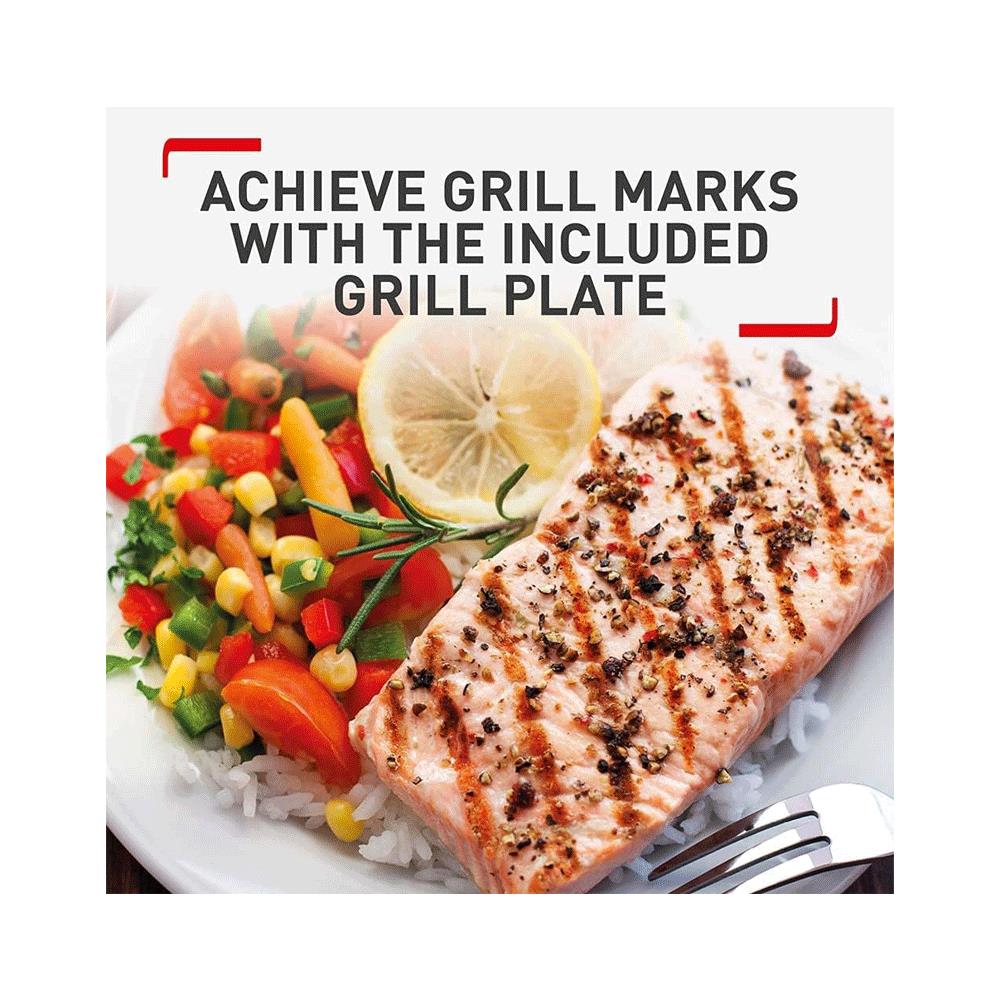 Tefal Easy Fry Classic 2 In 1 Air Fryer & Health Grill 8 Programs 1550W 4.2 Litre Capacity - Black