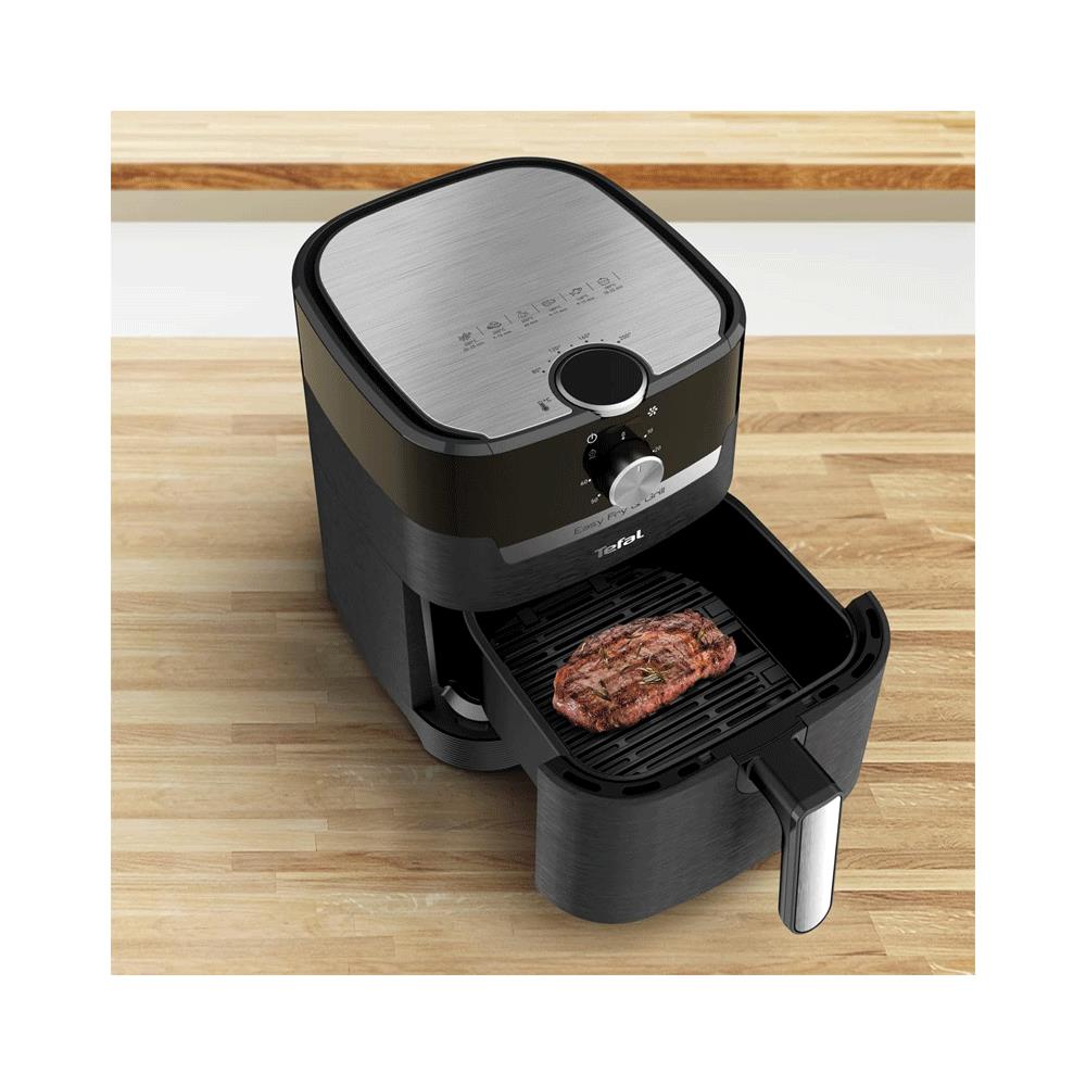 Tefal Easy Fry Classic 2 In 1 Air Fryer & Health Grill 8 Programs 1550W 4.2 Litre Capacity - Black