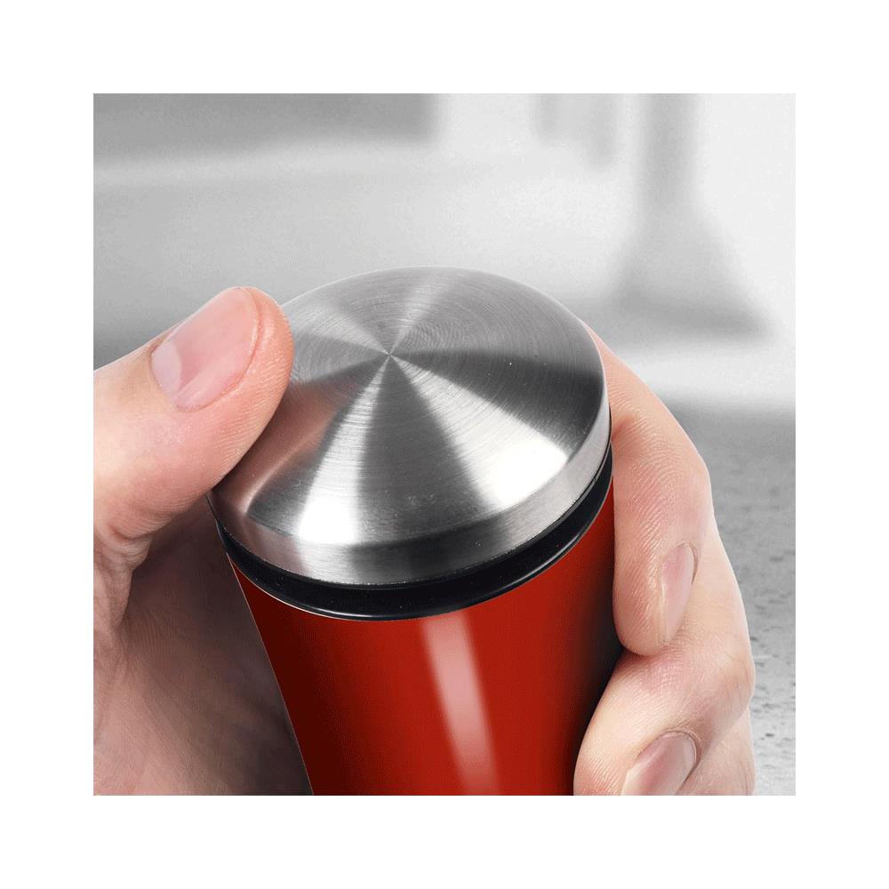 Morphy Richards Accents Electronic Salt And Pepper Mill Stainless Steel - Red