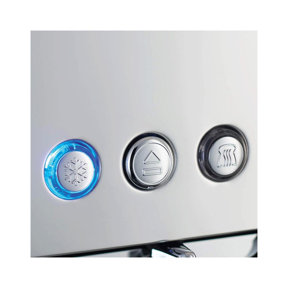 Russell Hobbs Luna Long Slot 2 Slice Toaster Stainless Steel 1420W - Copper
