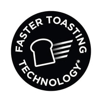 Russell Hobbs Luna Long Slot 2 Slice Toaster Stainless Steel 1420W - Copper